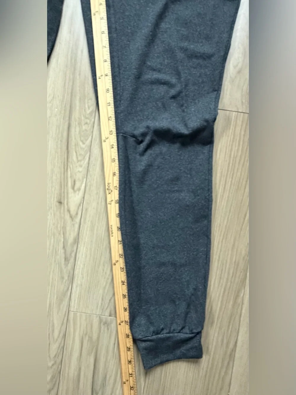 Lululemon Men Intent Jogger Sweatpants Sz S Grey/Black Heathered Zip Back Pocket